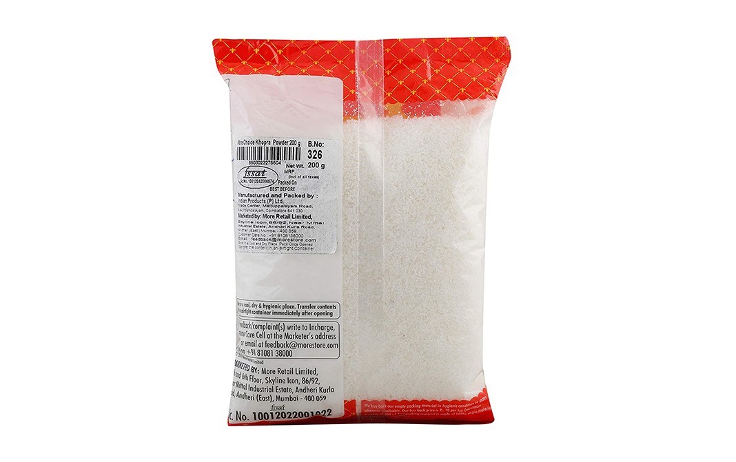 More Choice Coconut Powder    Pack  200 grams